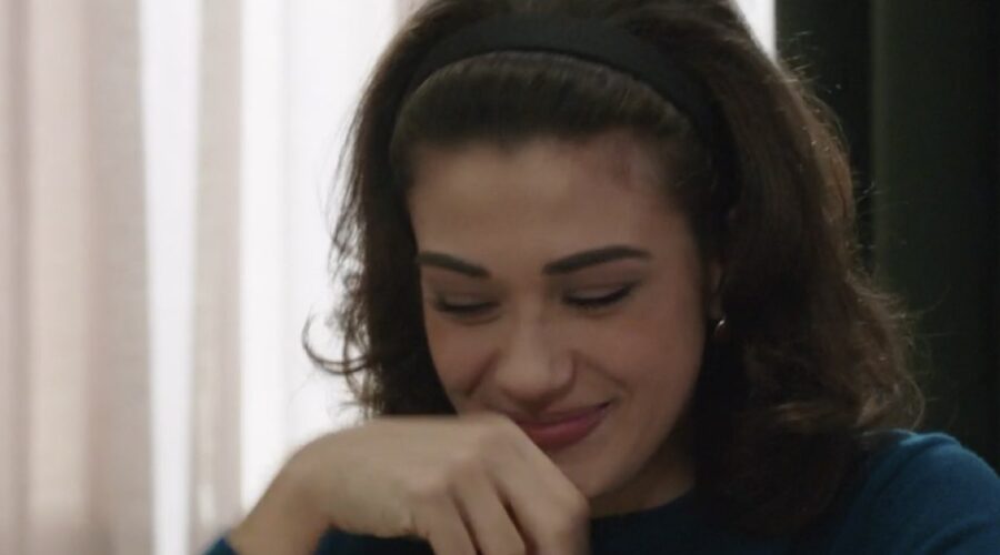 Nicoletta Di Bisceglie (Rosa Camilli) in una scena della puntata 110 de “Il Paradiso Delle Signore 8”. Credits: Rai.