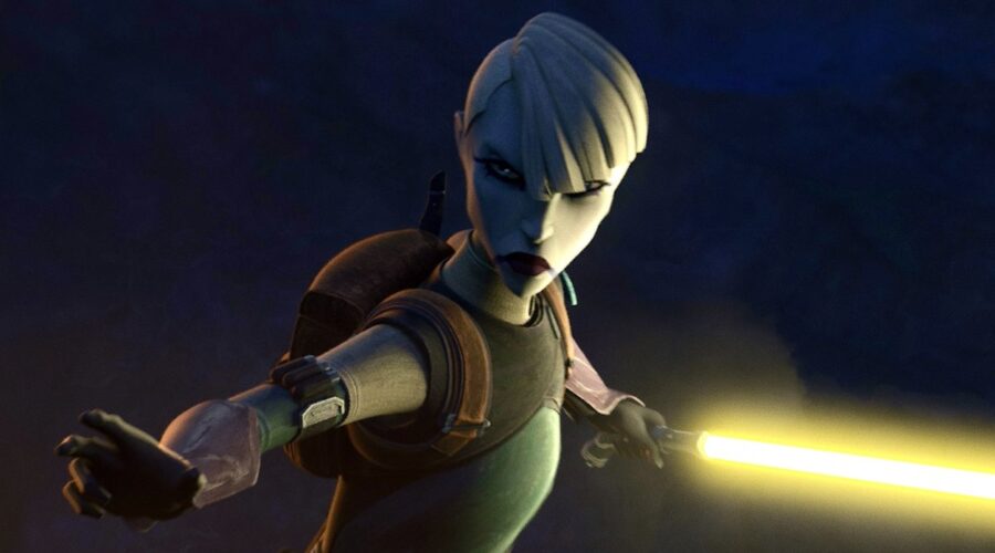 Asajj Ventress nella terza stagione di “The Bad Batch”. Credits: Lucasfilm/Disney+.