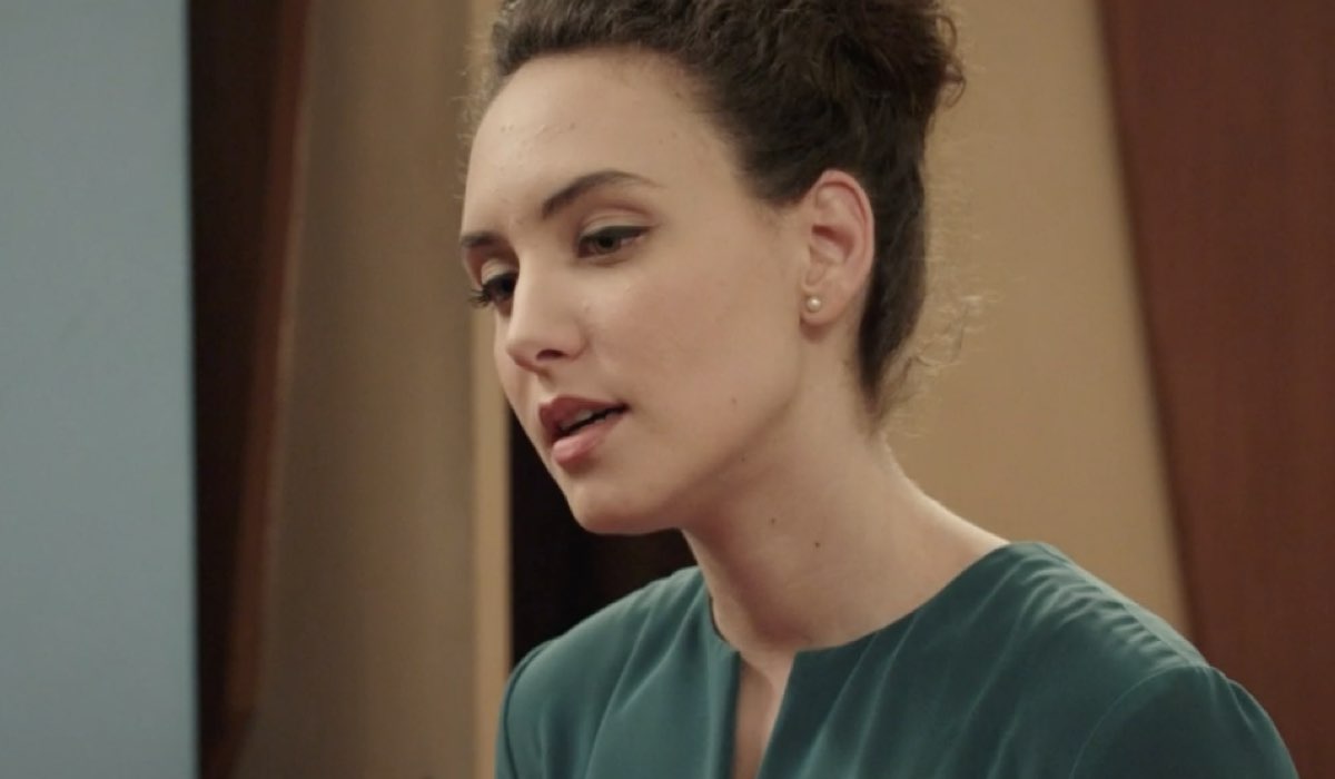 Silvia Bruno (Agata Puglisi) in una scena della puntata 81 de “Il Paradiso Delle Signore 8”. Credits: Rai.