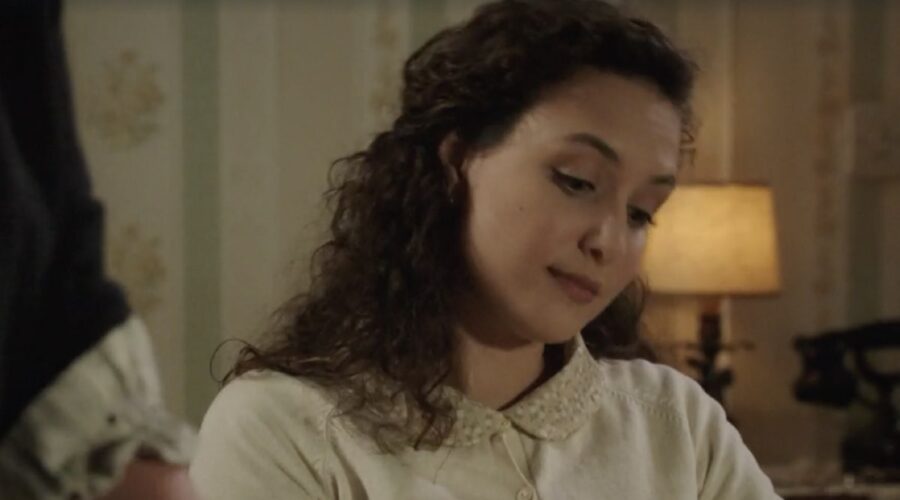 Silvia Bruno (Agata Puglisi) in una scena della puntata 81 de “Il Paradiso Delle Signore 8”. Credits: Rai.