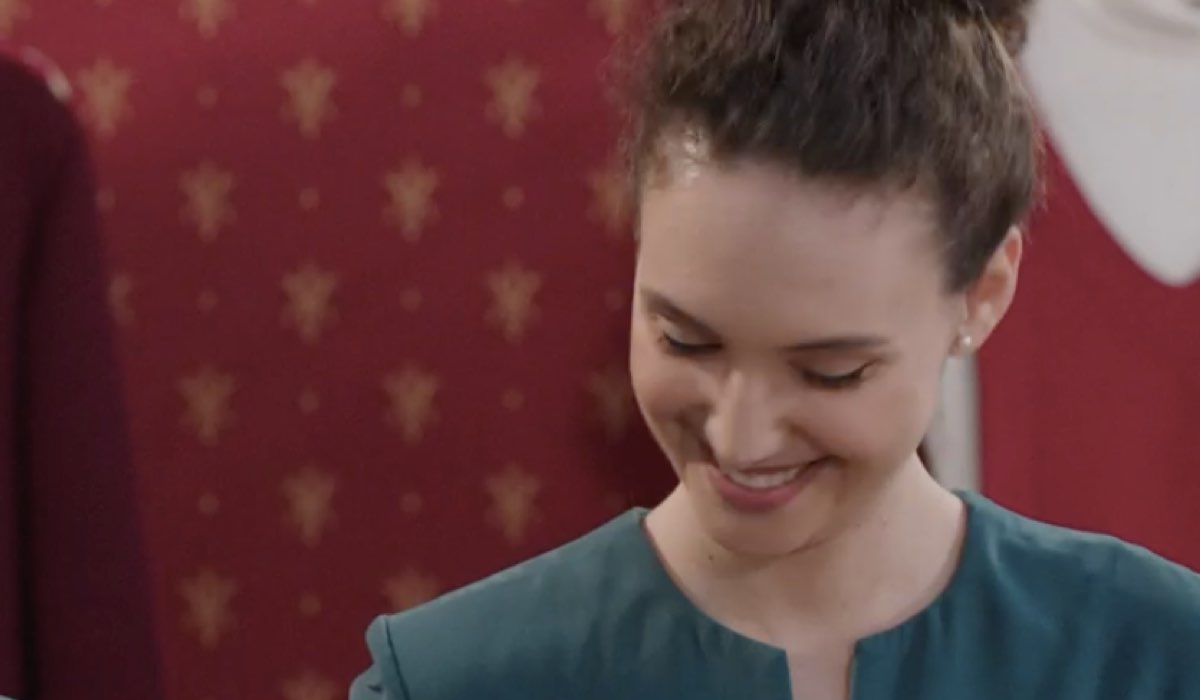 Silvia Bruno (Agata Puglisi) in una scena della puntata 134 de “Il Paradiso Delle Signore 8”. Credits: Rai.