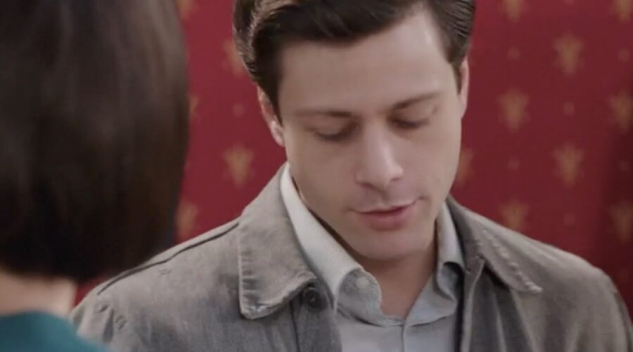 Gabriele Anagni (Alfredo Perico) in una scena della puntata 134 de “Il Paradiso Delle Signore 8”. Credits: Rai.