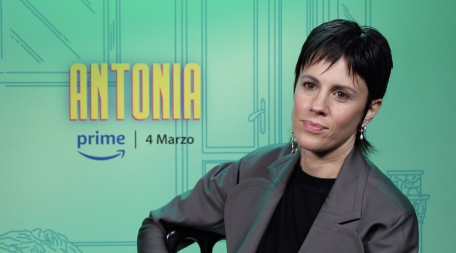Chiara Martegiani nell'intervista per “Antonia”. Credits: Tvserial.it.