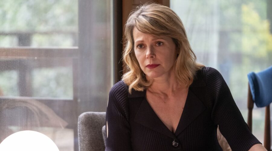 Barbora Bobulova (Anna Battaglia) in una scena di “Studio Battaglia 2”. Credits: Claudio Iannone/Rai.