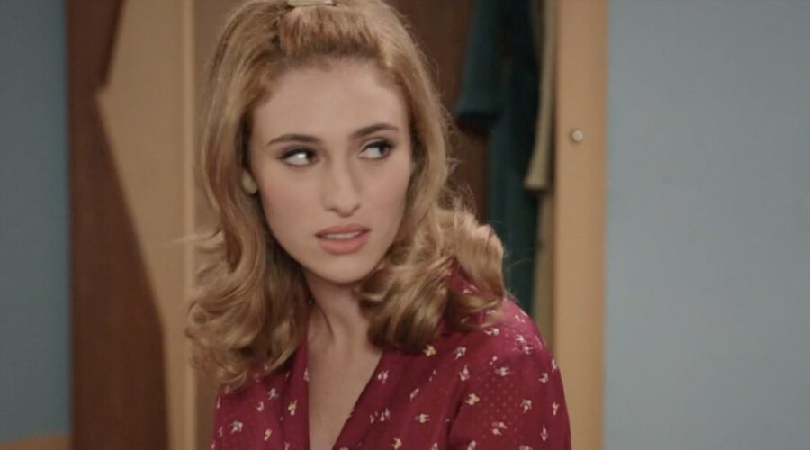 Ilaria Maren (Delia Bianchetti) in una scena della puntata 117 de “Il Paradiso Delle Signore 8”. Credits: Rai.