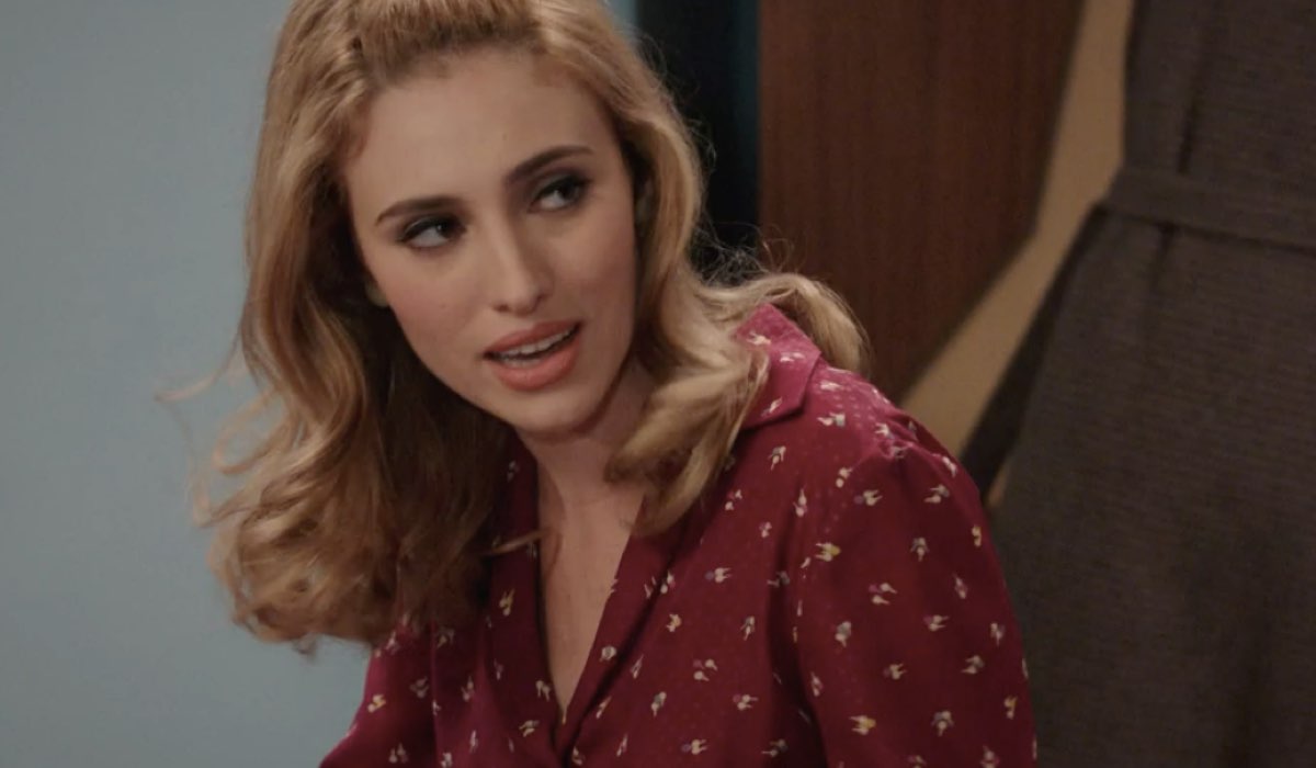 Ilaria Maren (Delia Bianchetti) in una scena della puntata 117 de “Il Paradiso Delle Signore 8”. Credits: Rai.