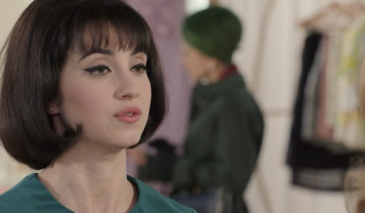 Clara Danese (Elvira Gallo) in una scena della puntata 134 de “Il Paradiso Delle Signore 8”. Credits: Rai.