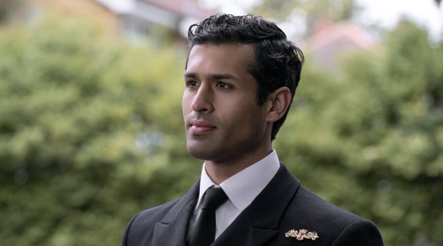 Saamer Usmani interpreta Raj Varma ne “Il problema dei 3 corpi”. Credits: Ed Miller/Netflix © 2024.