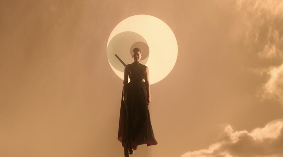 Sea Shimooka interpreta il Sofone ne “Il problema dei 3 corpi”. Credits: Netflix.