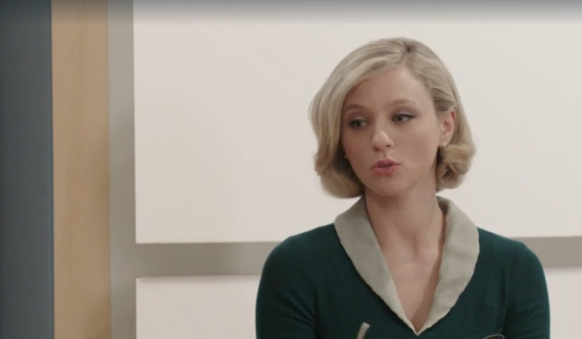 Francesca Del Fa (Irene Cipriani) in una scena della puntata 129 de “Il Paradiso Delle Signore 8”. Credits: Rai.