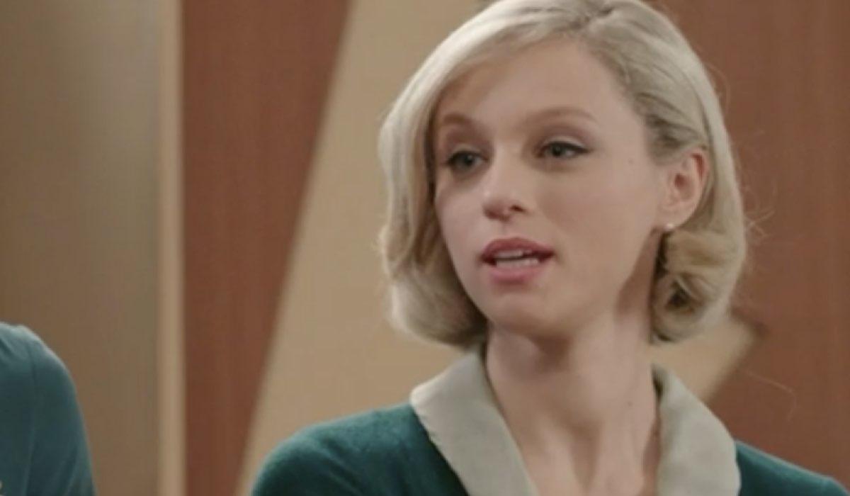 Francesca Del Fa (Irene Cipriani) in una scena della puntata 129 de “Il Paradiso Delle Signore 8”. Credits: Rai.