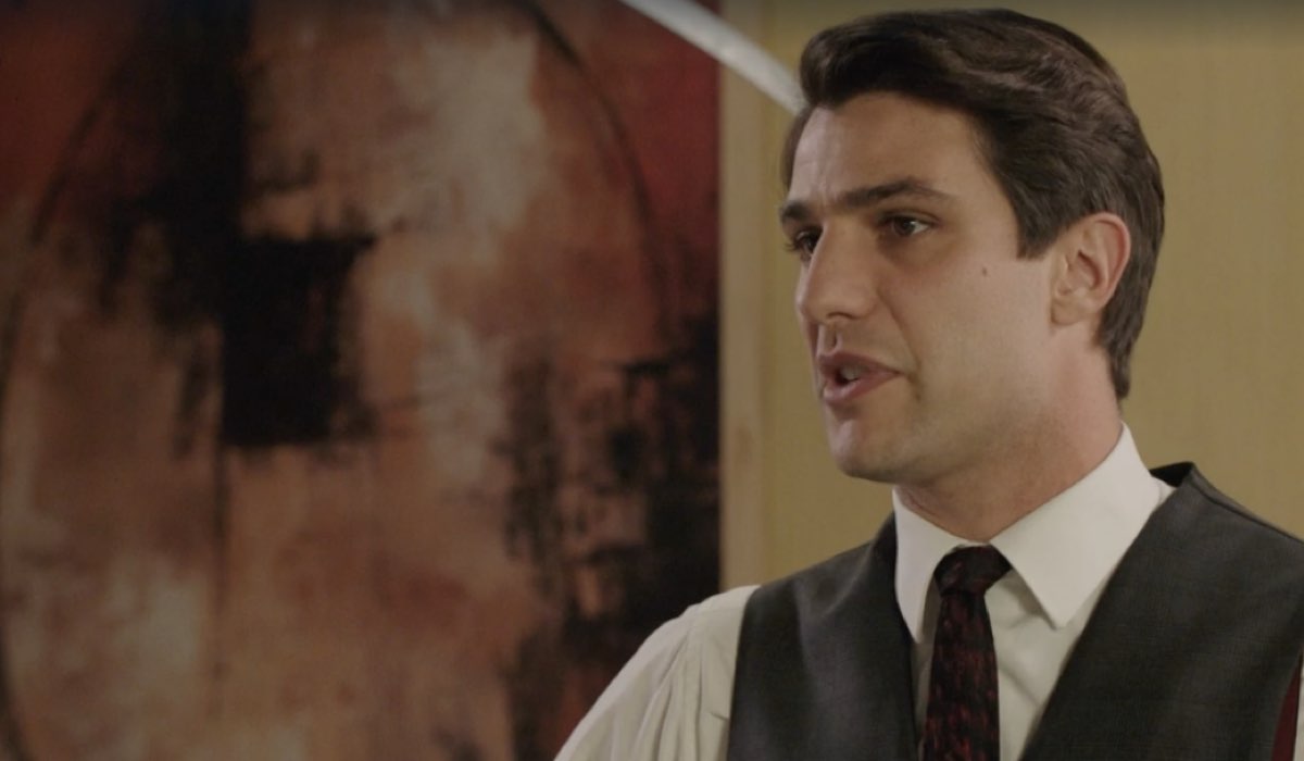 Pietro Masotti (Marcello Barbieri) in una scena della puntata 121 de “Il Paradiso Delle Signore 8”. Credits: Rai.