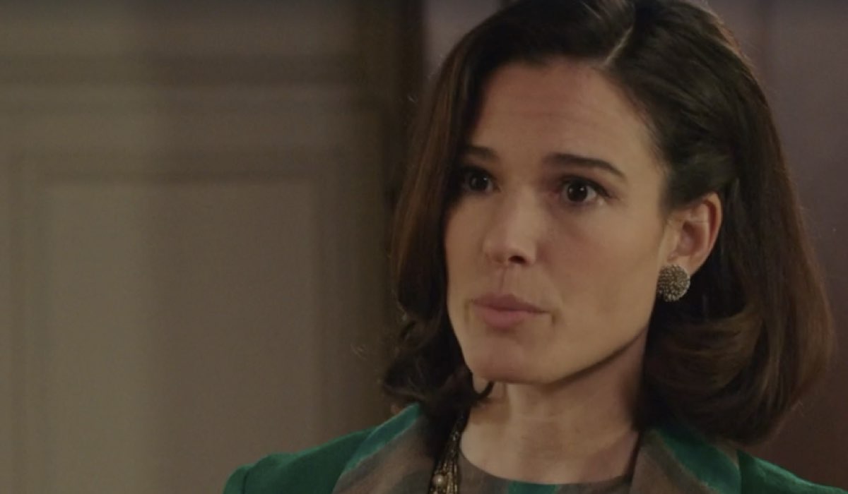 Chiara Baschetti (Matilde Frigerio Di Sant'Erasmo) in una scena della puntata 129 de “Il Paradiso Delle Signore 8”. Credits: Rai.