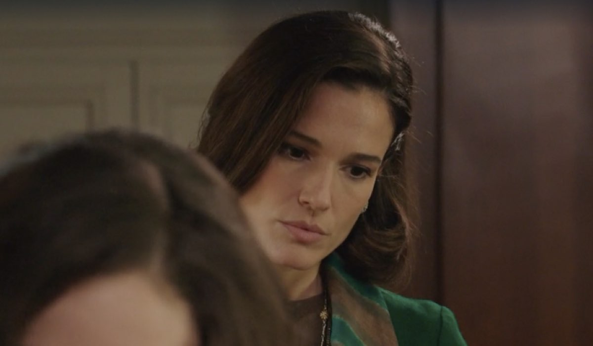 Chiara Baschetti (Matilde Frigerio Di Sant'Erasmo) in una scena della puntata 129 de “Il Paradiso Delle Signore 8”. Credits: Rai.