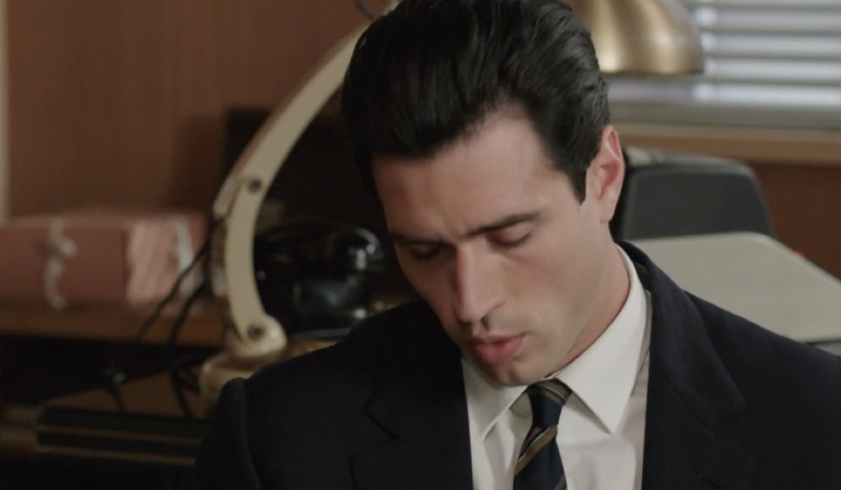 Danilo D'Agostino (Matteo Portelli) in una scena della puntata 128 de “Il Paradiso Delle Signore 8”. Credits: Rai.