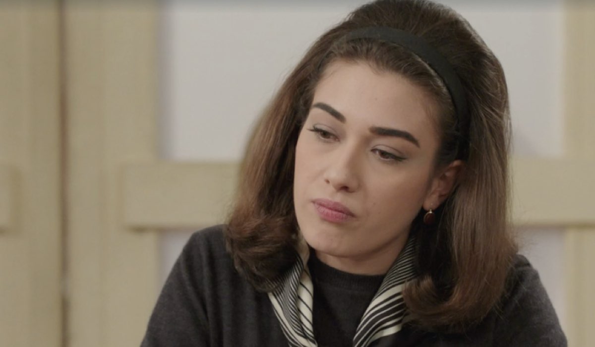 Nicoletta Di Bisceglie (Rosa Camilli) in una scena della puntata 128 de “Il Paradiso Delle Signore 8”. Credits: Rai.