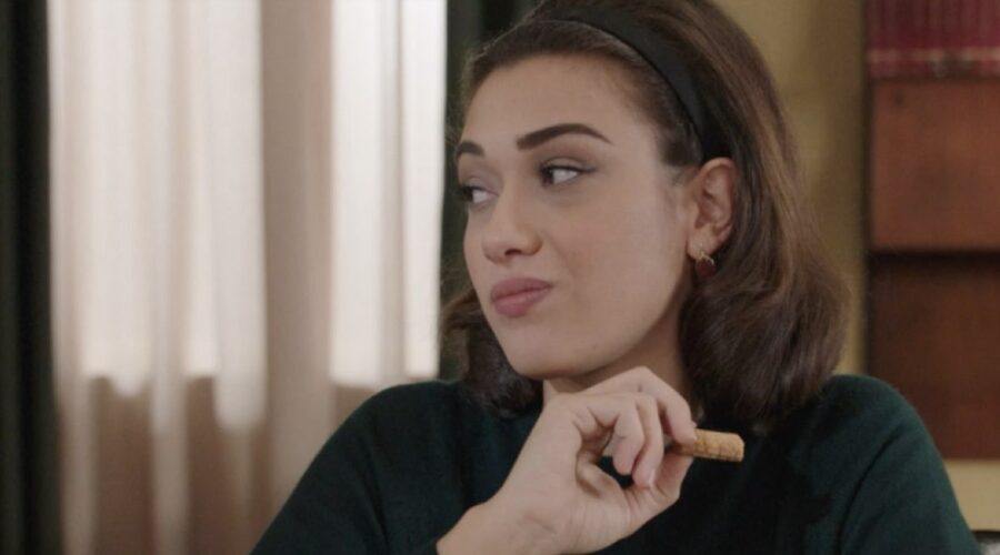 Nicoletta Di Bisceglie (Rosa Camilli) in una scena della puntata 129 de “Il Paradiso Delle Signore 8”. Credits: Rai.