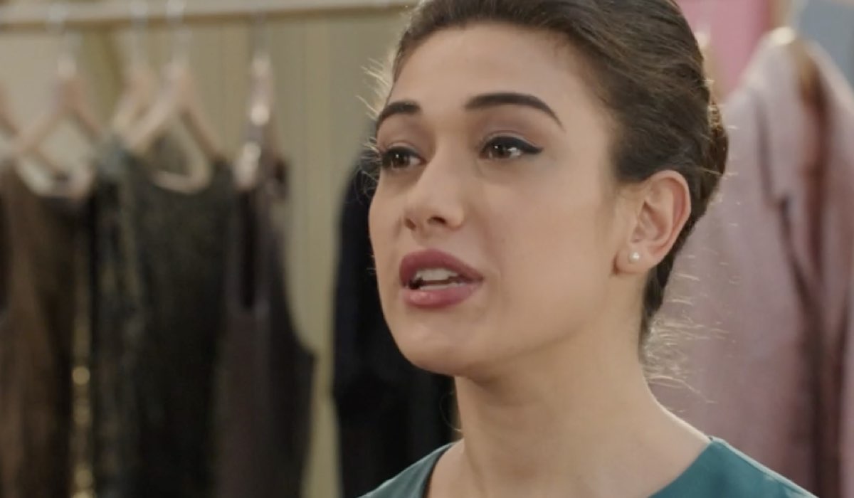 Nicoletta Di Bisceglie (Rosa Camilli) in una scena della puntata 120 de “Il Paradiso Delle Signore 8”. Credits: Rai.