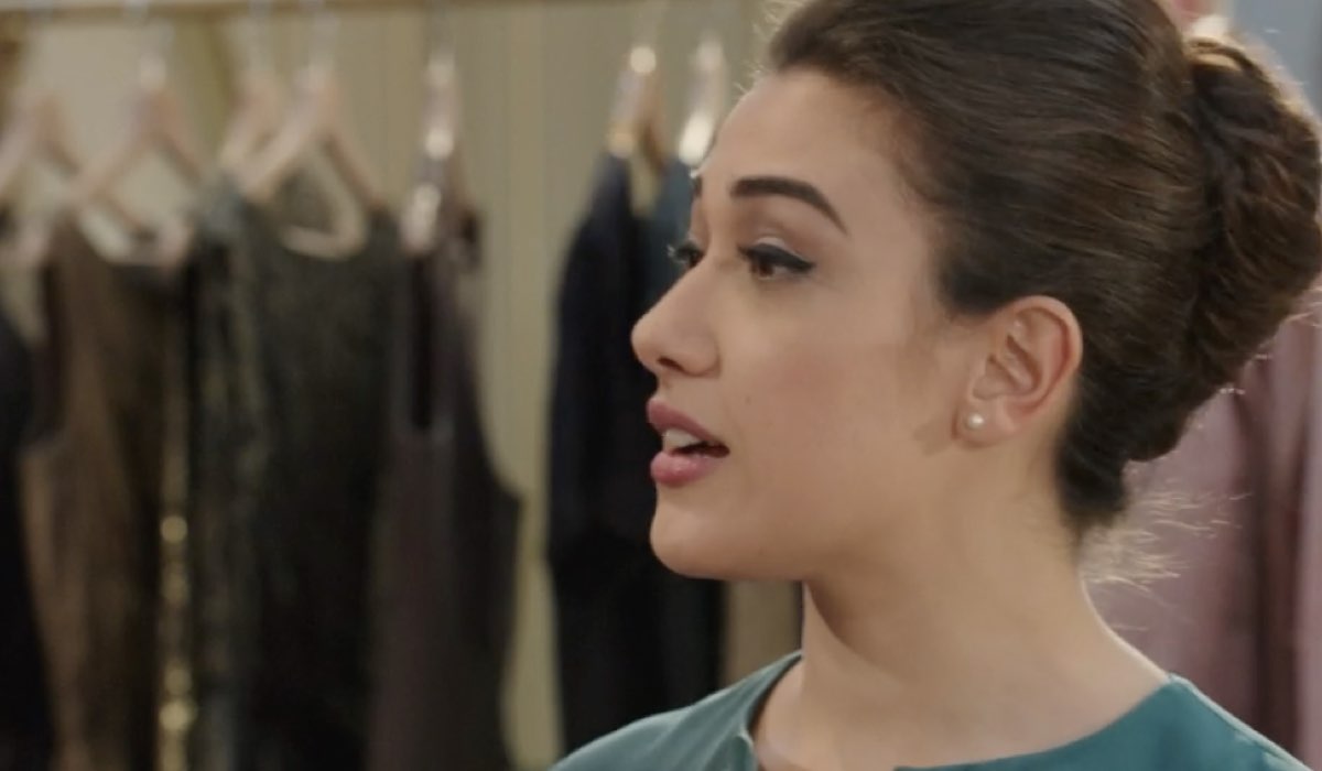 Nicoletta Di Bisceglie (Rosa Camilli) in una scena della puntata 120 de “Il Paradiso Delle Signore 8”. Credits: Rai.