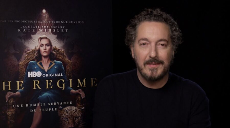 Guillaume Gallienne nell'intervista per “The Regime”. Credits: Tvserial.it.
