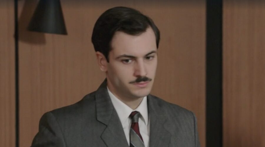 Elia Tedesco (Vito Lamantia) in una scena della puntata 114 de “Il Paradiso Delle Signore 8”. Credits: Rai.