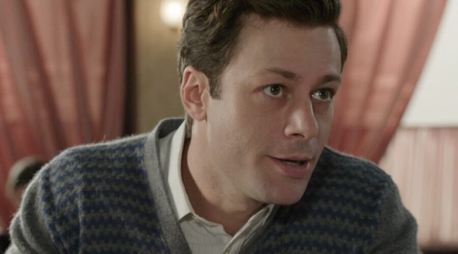 Gabriele Anagni (Alfredo Perico) in una scena della puntata 83 de “Il Paradiso Delle Signore 8”. Credits: Rai.