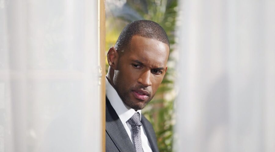 Lawrence Saint-victor (Carter Walton) in una scena di “Beautiful”. Credits: BBL Distribution/RTI Mediaset.