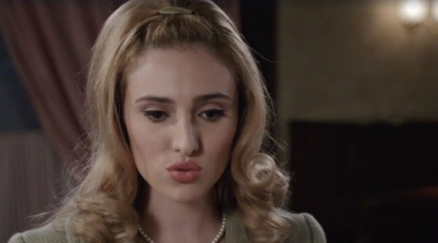 Ilaria Maren (Delia Bianchetti) in una scena della puntata 133 de “Il Paradiso Delle Signore 8”. Credits: Rai.