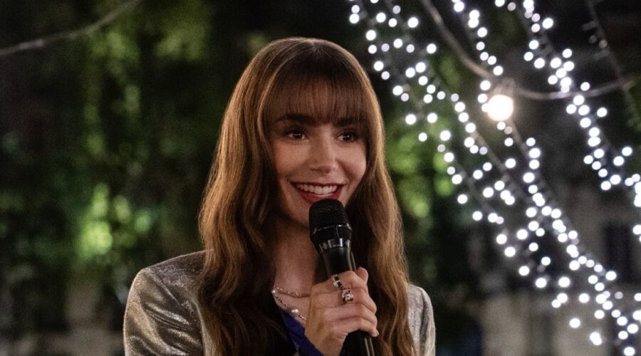 Emily In Paris Lily Collins As Emily In Episode 302 Of Emily In Paris. Cr Stéphanie Branchu Netflix