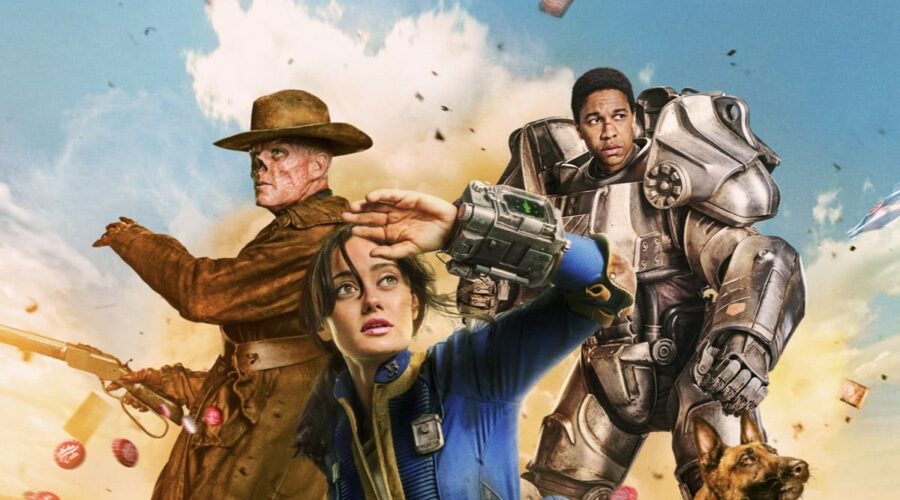Un particolare della key art di “Fallout”. Credits: Prime Video.