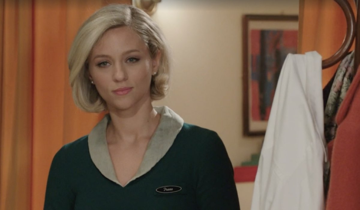 Francesca Del Fa (Irene Cipriani) in una scena della puntata 83 de “Il Paradiso Delle Signore 8”. Credits: Rai.