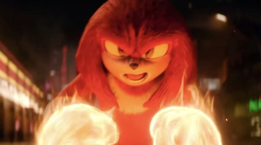 Un fotogramma dal trailer di “Knuckles”. Credits: Paramount+.