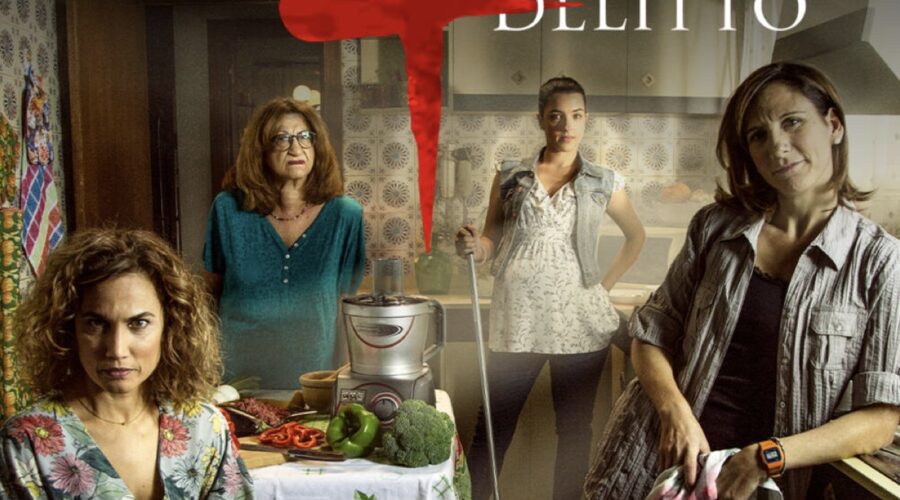 Locandina ufficiale di “4 Mamme Per Un Delitto”. Credits: Mediaset Infinity.