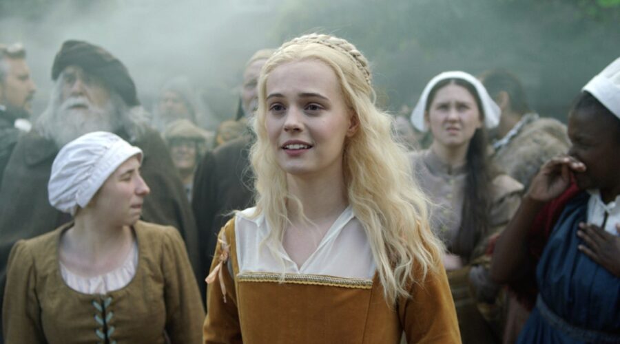 Lola Blue (Addie) in una scena di “Una specie di scintilla”. Credits: Rai/Bbc.