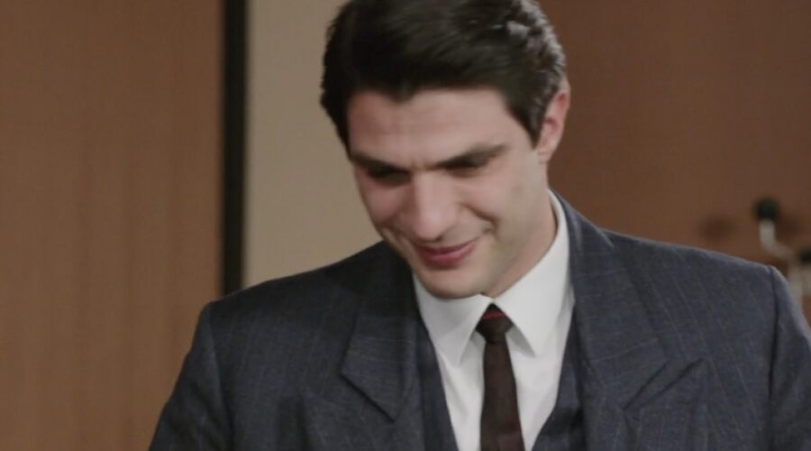 Pietro Masotti (Marcello Barbieri) in una scena della puntata 148 de “Il Paradiso Delle Signore 8”. Credits: Rai.