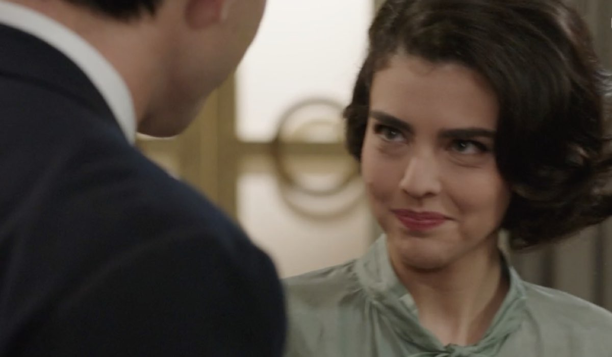 Chiara Russo (Maria Puglisi) in una scena della puntata 128 de “Il Paradiso Delle Signore 8”. Credits: Rai.