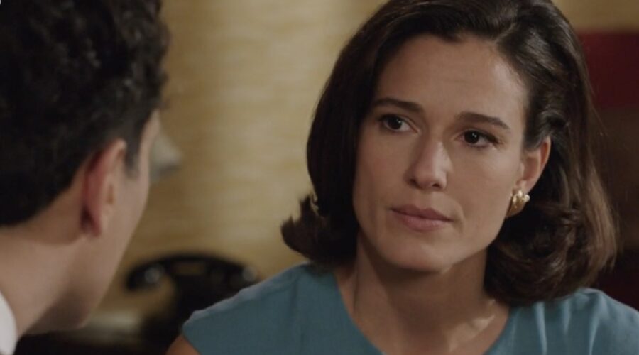 Chiara Baschetti (Matilde Frigerio Di Sant'Erasmo) in una scena della puntata 134 de “Il Paradiso Delle Signore 8”. Credits: Rai.