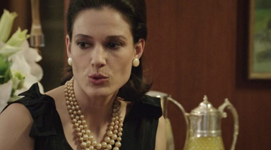 Chiara Baschetti (Matilde Frigerio Di Sant'Erasmo) in una scena della puntata 149 de “Il Paradiso Delle Signore 8”. Credits: Rai.