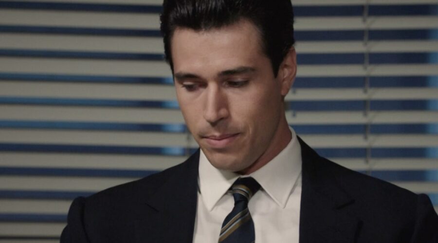 Danilo D'Agostino (Matteo Portelli) in una scena della puntata 30 de “Il Paradiso Delle Signore 8”. Credits: Rai.