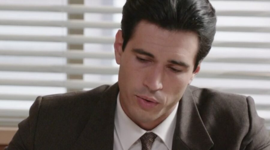 Danilo D'Agostino (Matteo Portelli) in una scena della puntata 83 de “Il Paradiso Delle Signore 8”. Credits: Rai.