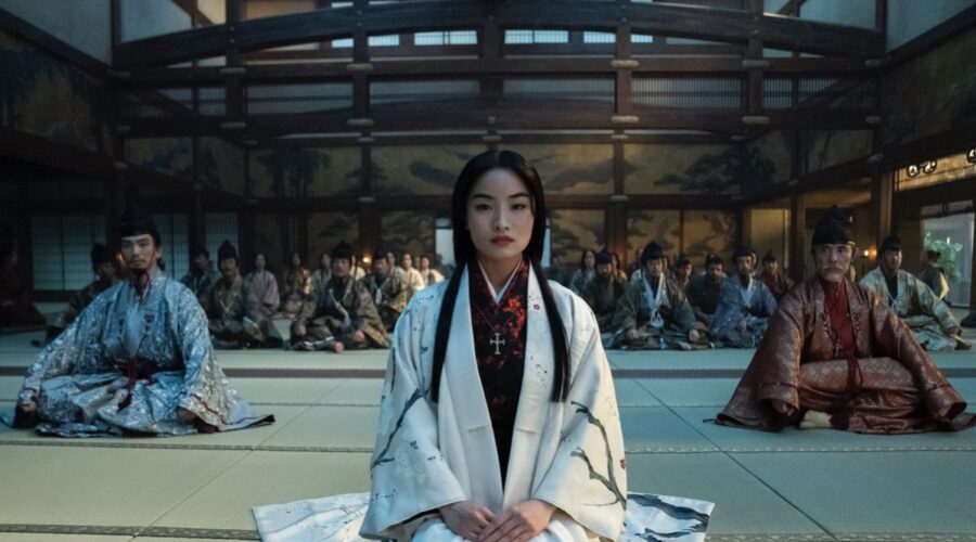 Anna Sawai interpreta Toda Mariko in una scena di “Shōgun”. Credits: Disney+.