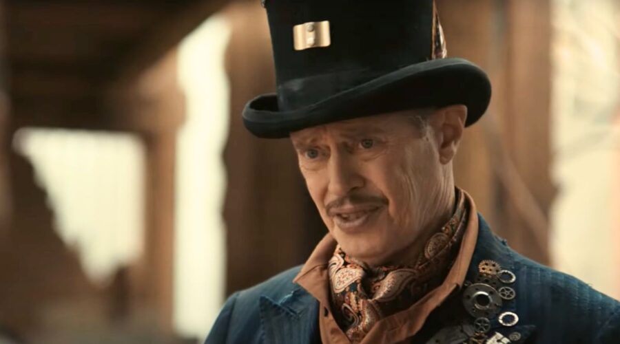 Steve Buscemi in “Miracle Workers”. Credits: Netflix/Cattura Schermo/YouTube.