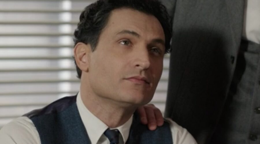 Alessandro Tersigni (Vittorio Conti) in una scena della puntata 129 de “Il Paradiso Delle Signore 8”. Credits: Rai.