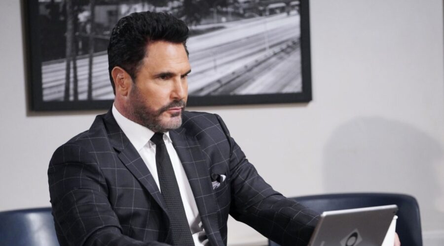 Don Diamont (Bill Spencer Jr.) in una scena di “Beautiful”. Credits: BBL Distribution/RTI Mediaset.