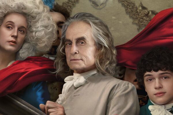 “Benjamin Franklin”, la key art della serie. Credits: Apple TV+.