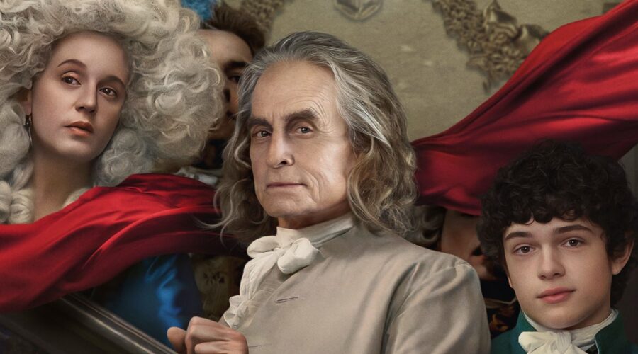 “Benjamin Franklin”, la key art della serie. Credits: Apple TV+.