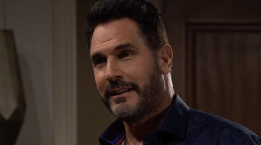 Don Diamont (Bill) in un fotogramma di “Beautiful”. Credits: Cattura schermo/Mediaset Infinity.