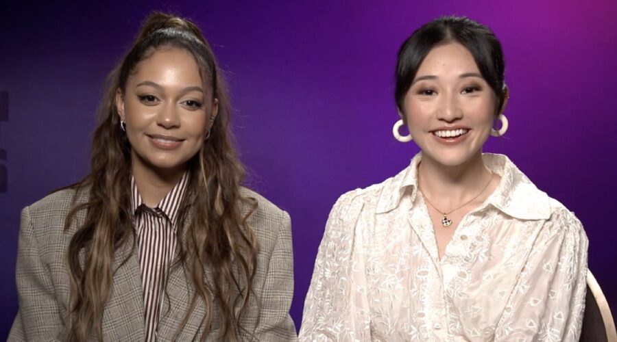 Da sinistra: Kassius Nelson e Yuyu Kitamura nell'intervista per “Dead Boy Detectives”. Credits: Cattura schermo/Tvserial.it.