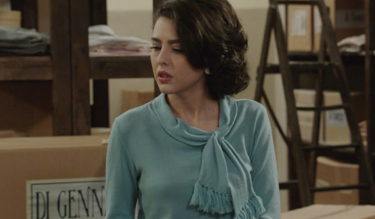 Chiara Russo (Maria Puglisi) in una scena della puntata 93 de “Il Paradiso Delle Signore 8”. Credits: Rai.