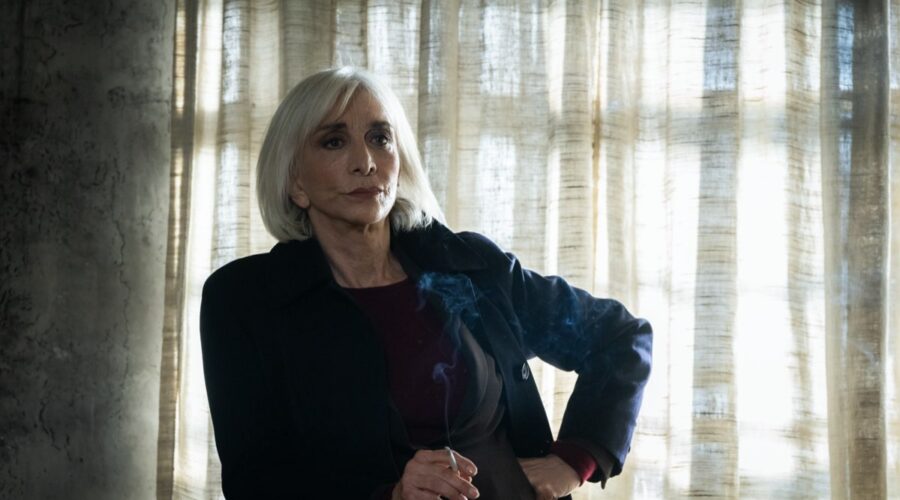 Laura Lombardo (Anna Bonaiuto) in una scena de “Il Re 2”. Credits: Sky Studios/Zocotoco.